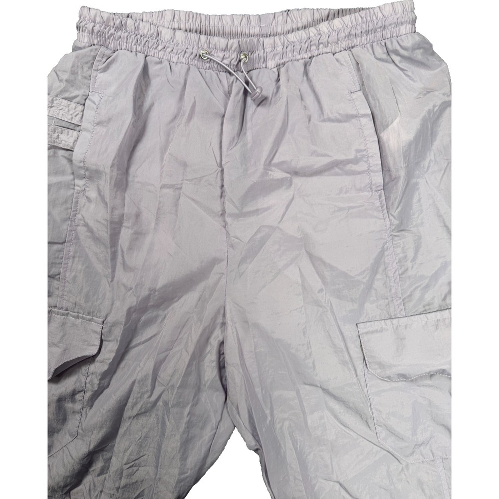 Birch and Stone Cargo Pants Women L Jogger Utility Lavender Purple Nylon 69212J